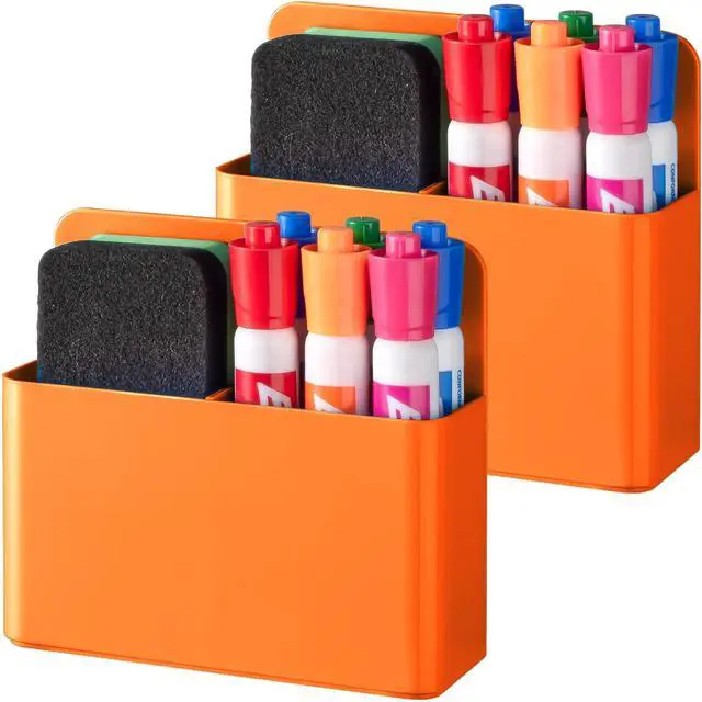 Main image of Plastic Magnetic Pen Holder, Powerful Magnet, 2 Pack
