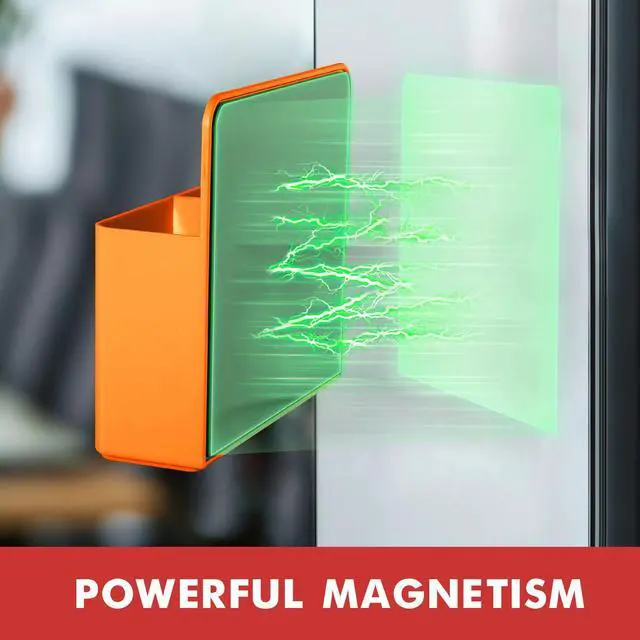 Alt view image 3 of 7 - Plastic Magnetic Pen Holder, Powerful Magnet, 2 Pack