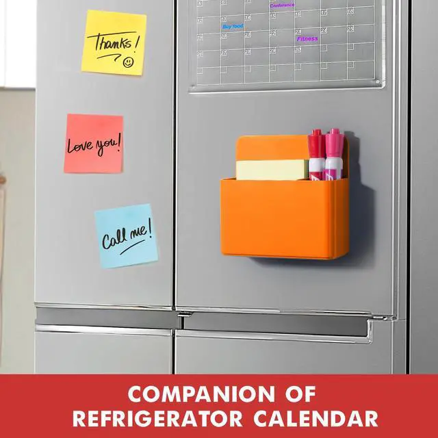Alt view image 5 of 7 - Plastic Magnetic Pen Holder, Powerful Magnet, 2 Pack