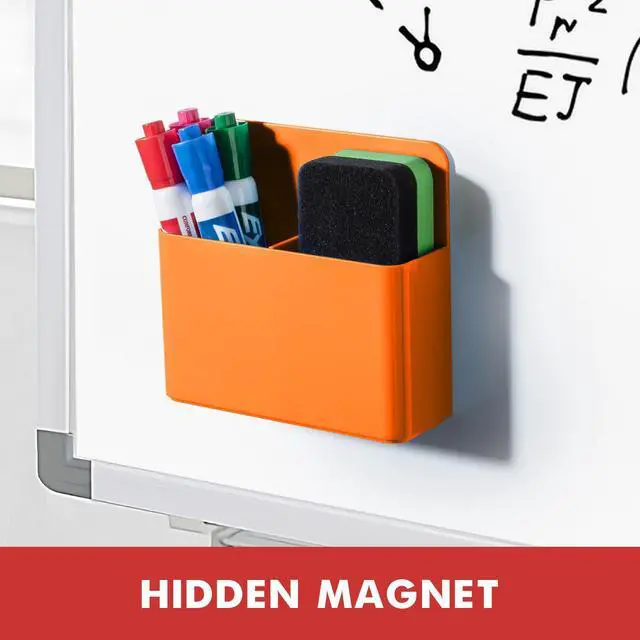 Alt view image 6 of 7 - Plastic Magnetic Pen Holder, Powerful Magnet, 2 Pack
