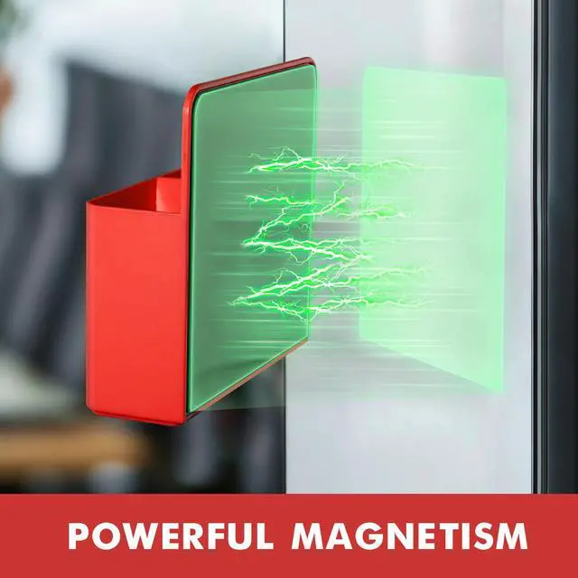 Alt view image 3 of 7 - Plastic Magnetic Pen Holder, Powerful Magnet, 2 Pack