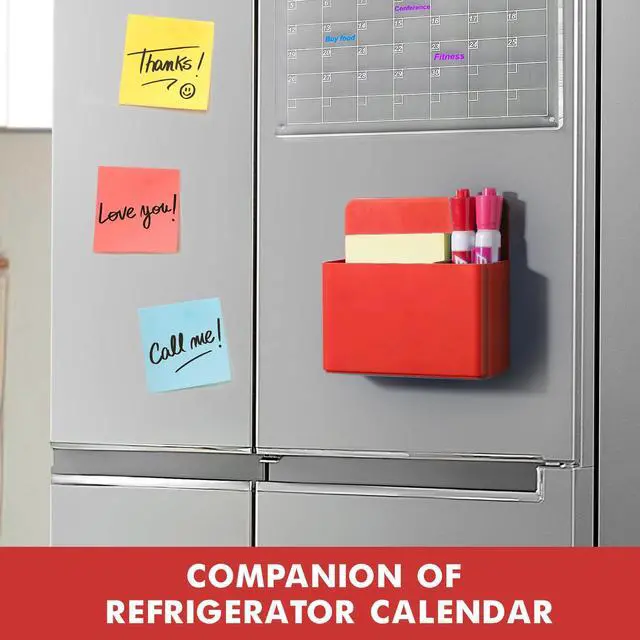 Alt view image 5 of 7 - Plastic Magnetic Pen Holder, Powerful Magnet, 2 Pack