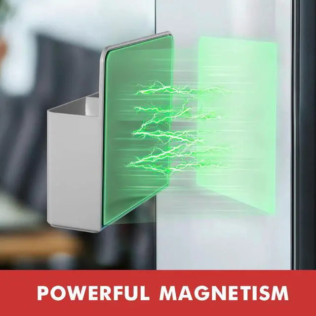 Alt view image 3 of 7 - Plastic Magnetic Pen Holder, Powerful Magnet, 2 Pack