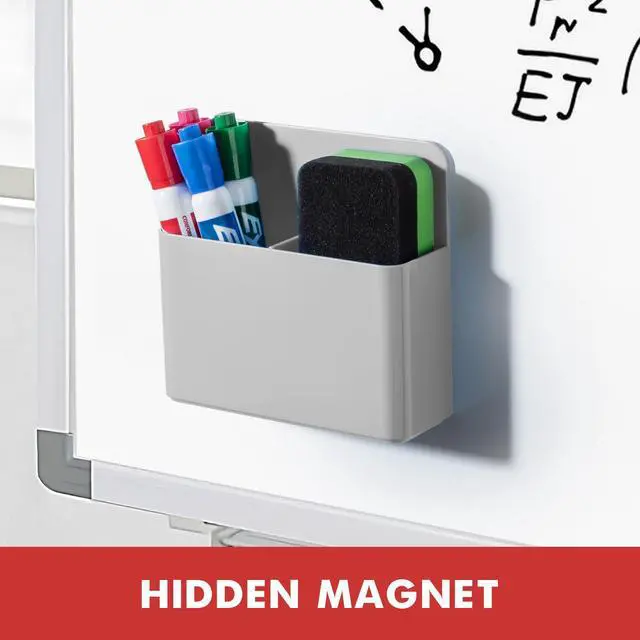 Alt view image 6 of 7 - Plastic Magnetic Pen Holder, Powerful Magnet, 2 Pack