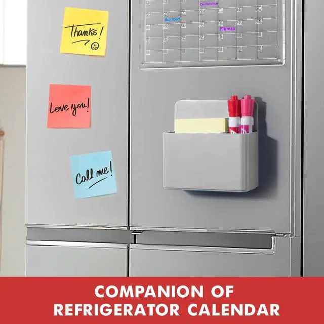 Alt view image 5 of 7 - Plastic Magnetic Pen Holder, Powerful Magnet, 2 Pack