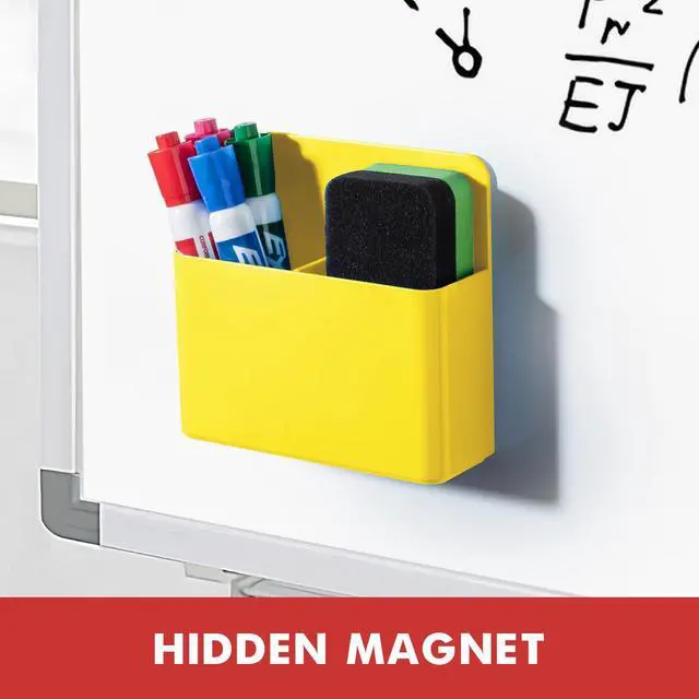 Alt view image 3 of 4 - Plastic Magnetic Pen Holder, Powerful Magnet, 2 Pack