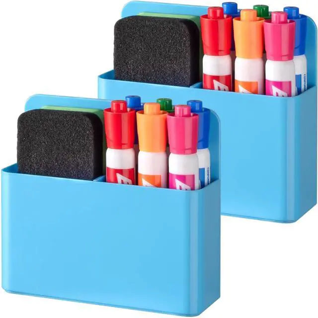Main image of Plastic Magnetic Pen Holder, Powerful Magnet, 2 Pack