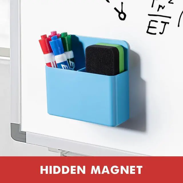 Alt view image 3 of 4 - Plastic Magnetic Pen Holder, Powerful Magnet, 2 Pack