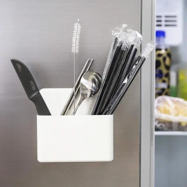 Alt view image 5 of 7 - Magnetic Pen Holder, Pencil Accessories Whiteboard Organizer, White