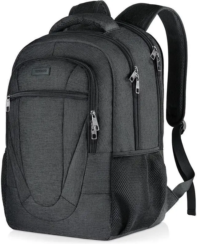 Main image of Travel Laptop Backpack, 17 Inch Extra Large School Backpacks for Teen Boys and Girls, Black Water Resistant Women Back Pack, Business Men Sturdy Computer Bag