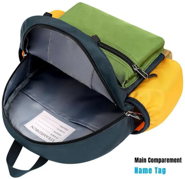 Alt view image 4 of 7 - Toddler Backpack for Boys 2-4: Kids Backpack Boys Girls - Preschool Kindergarten Daycare Backpacks - 12 inch