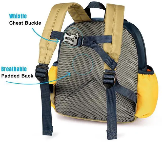 Alt view image 5 of 7 - Toddler Backpack for Boys 2-4: Kids Backpack Boys Girls - Preschool Kindergarten Daycare Backpacks - 12 inch