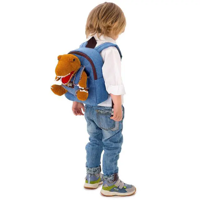 Alt view image 6 of 7 - Toddler Backpack w. Plush Dinosaur Toy, Kids Gift 2 3 4 5