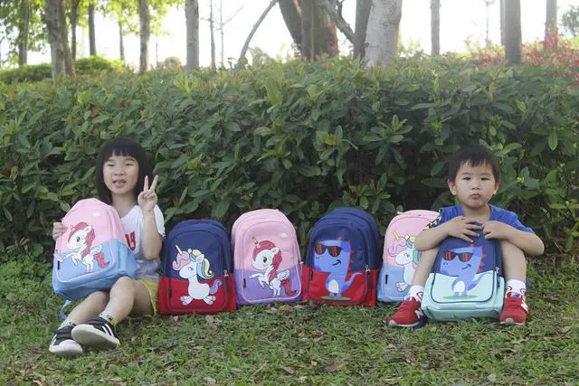 Alt view image 7 of 7 - 13 inch Kids Dinosaur Backpack For 3-5 Y Toddler Preschool