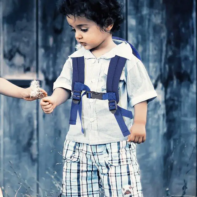Alt view image 7 of 7 - Rocket Toddler Kids Backpack with Harness Leash for Boys Girls Age 1-3