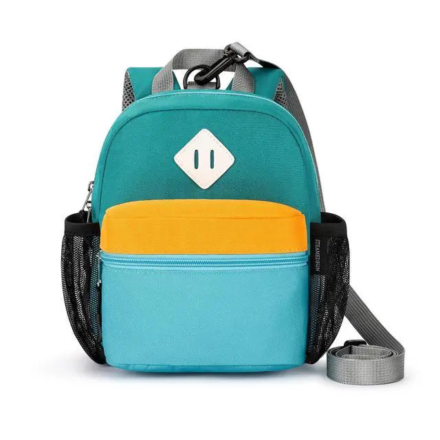 Alt view image 6 of 6 - Toddler Backpack Leash for 1-3: Backpack with Leash for Boys Girls - Anti-Lost Harness Backpack for Walking, Orange Green Blue
