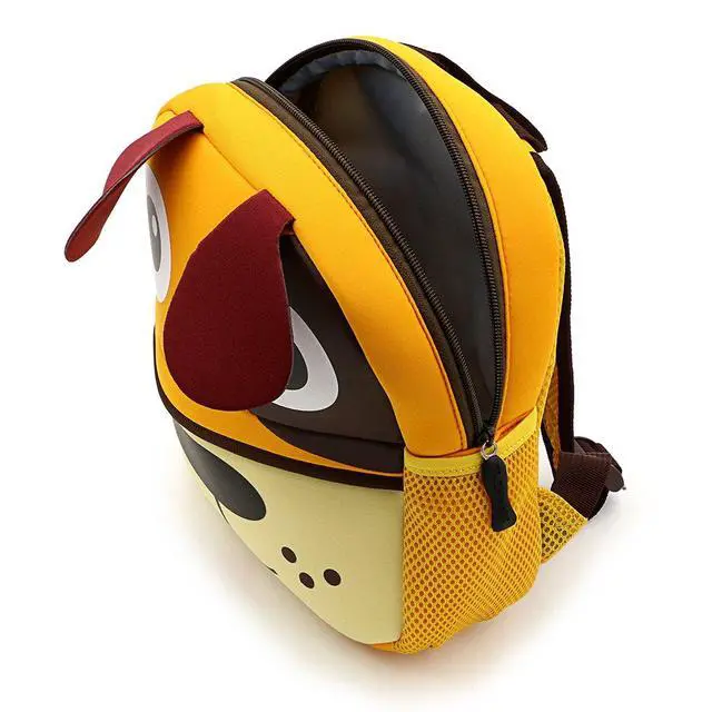 Alt view image 6 of 7 - Little Kid Toddler Backpack Baby Boys Girls Kindergarten Pre School Bags Cute Neoprene Cartoon Backpacks for Baby Boy Girl(Puppy)