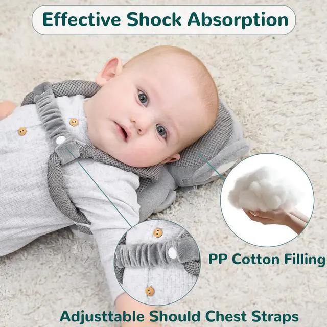 Alt view image 4 of 6 - Baby Head Protector Backpack, 6 Month Old Baby Must Haves