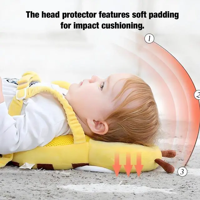 Alt view image 6 of 7 - Baby Head Protection Backpack, Toddler Walking Head Protector