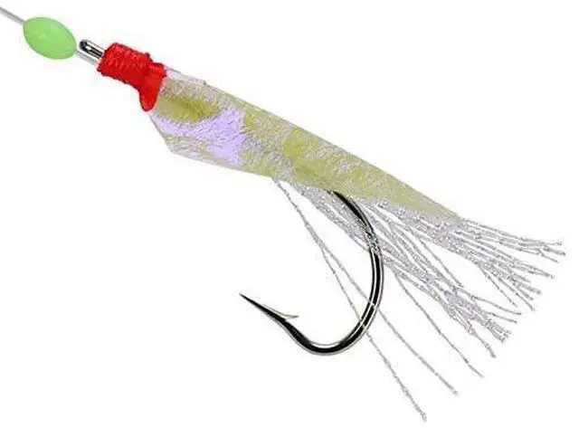 Alt view image 4 of 7 - Luminous Fishing Rigs with Real Fish Skin, Glow Beads & High Carbon Hooks for Fresh/Saltwater