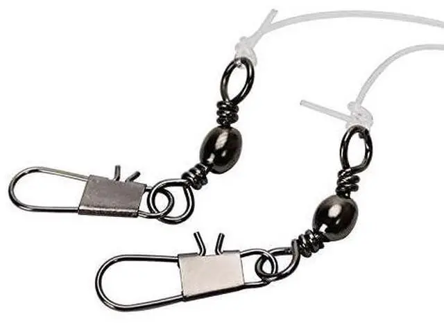 Alt view image 5 of 7 - Luminous Fishing Rigs with Real Fish Skin, Glow Beads & High Carbon Hooks for Fresh/Saltwater