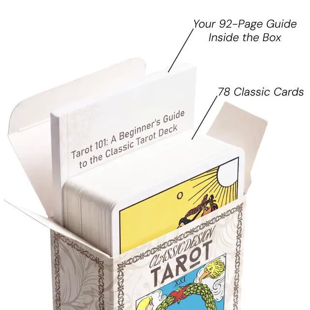 Alt view image 2 of 6 - Classic Tarot Cards, 78 Card Tarot Deck with Guide Book for Beginners