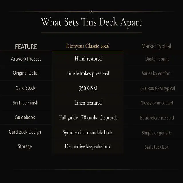 Alt view image 6 of 6 - Classic Tarot Cards, 78 Card Tarot Deck with Guide Book for Beginners