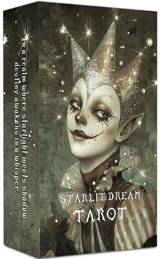 Main image of Starlight Dream Tarot, 78 tarot cards for beginners, with dreamy and minimalist illustrations, Fortune Telling Readers, Intuition, Divination and Spiritual Insight, divination(PDF Guidebook)