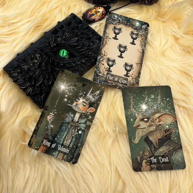 Alt view image 6 of 7 - Starlight Dream Tarot, 78 tarot cards for beginners, with dreamy and minimalist illustrations, Fortune Telling Readers, Intuition, Divination and Spiritual Insight, divination(PDF Guidebook)
