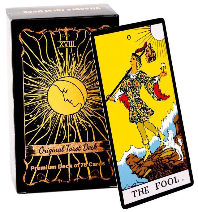 Alt view image 3 of 7 - The Original Tarot Cards Deck with Guidebook and Linen Bag for Beginners