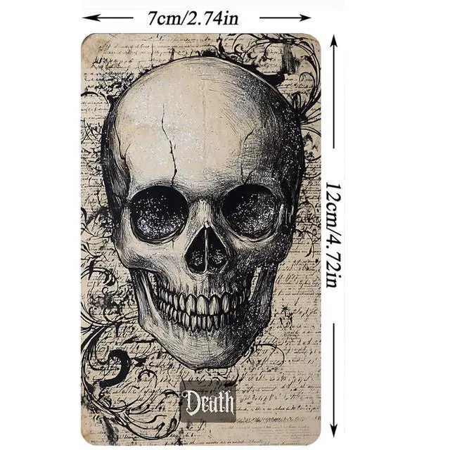 Alt view image 2 of 7 - Eternal Whisper Tarot Deck, 78 Tarot Cards with PDF Guidebook, Vintage Gothic Style, Parchment Theme, Modern Witch Tarot for Beginners- Experienced Readers, Divination Spiritual Growth Tool