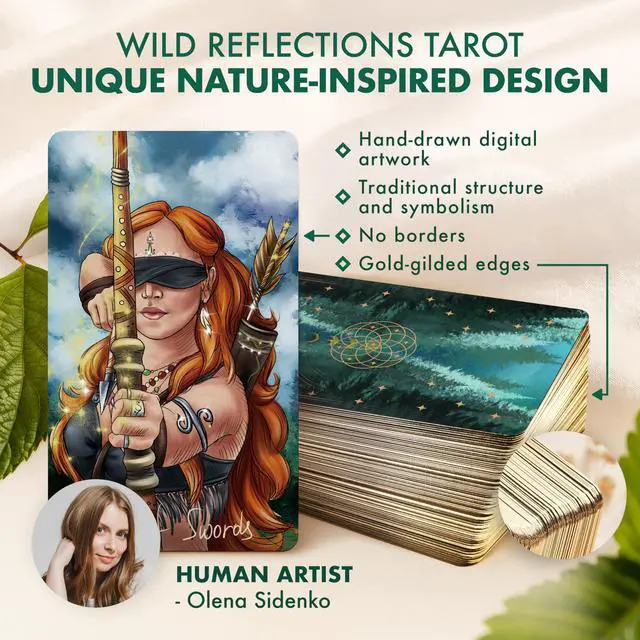 Alt view image 3 of 7 - Tarot Cards for Beginners - Wild Reflections Unique Tarot Deck