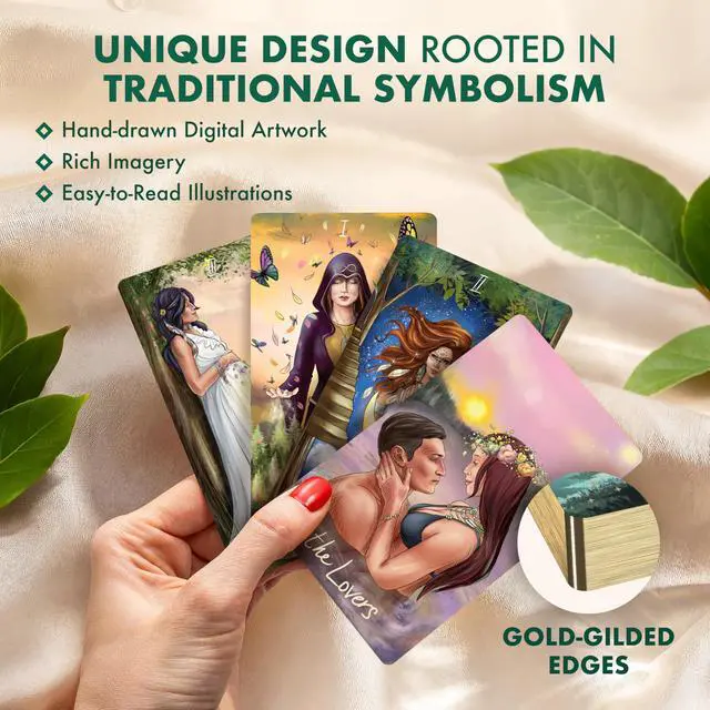 Alt view image 6 of 7 - Tarot Cards for Beginners - Wild Reflections Unique Tarot Deck