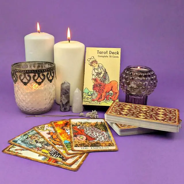 Alt view image 7 of 7 - Tarot Cards with Guidebook Classic 78 Card Rider Waite Smith Tarot Deck Beginner Friendly Tarot Cards Deck Standard Size, Durable Matte Finish, Vibrant Artwork
