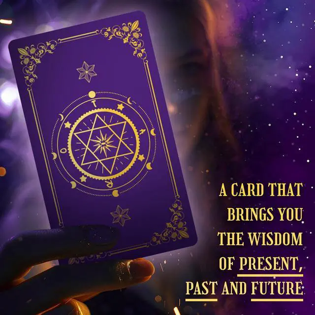 Alt view image 5 of 7 - 78 Tarot Cards Deck with Guide Book and Linen Carry Bag, Classic Original Tarot Cards for Beginners to Experts, Witchy Gifts for Women
