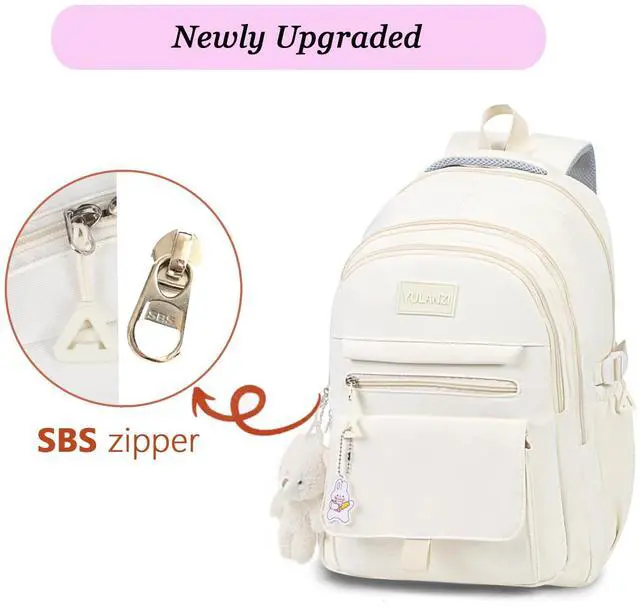 Alt view image 2 of 4 - Girls Backpack for College High Middle School, Cute Teen Bookbag