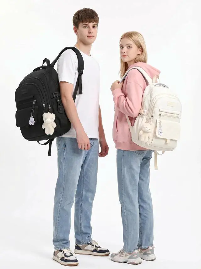 Alt view image 2 of 7 - Girls Backpack for College High Middle School, Cute Teen Bookbag