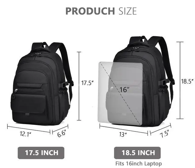 Alt view image 3 of 7 - Girls Backpack for College High Middle School, Cute Teen Bookbag