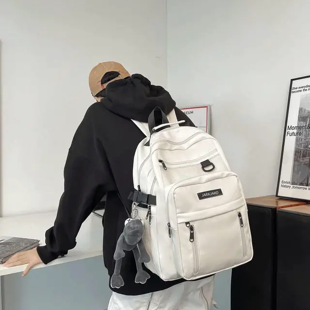 Alt view image 6 of 7 - Cute Aesthetic Kawaii Backpack for School Girls with Pendant