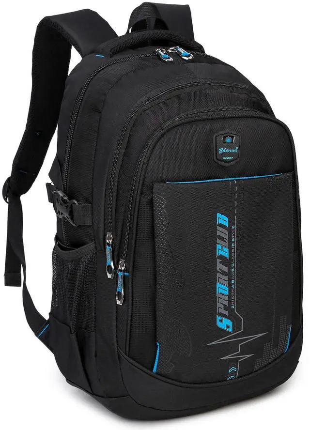 Main image of School Backpack For Teen Boys, Lightweight Water-Resistant Boys Bookbag With Computer Compartment Fits 15.6" Laptop