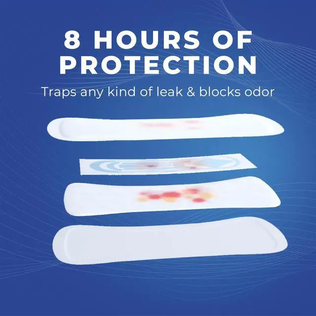 Alt view image 4 of 7 - Maxi Super Pads Wingless, Period and Leaks, 66 ct