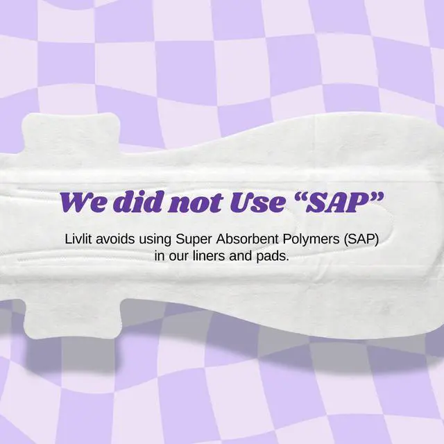 Alt view image 5 of 7 - Super Long Overnight Pads - 100% Organic Cotton from Texas, Heavy Absorbency, Powerful Leak Protection, Unscented, Extra Long Length (10 Count)