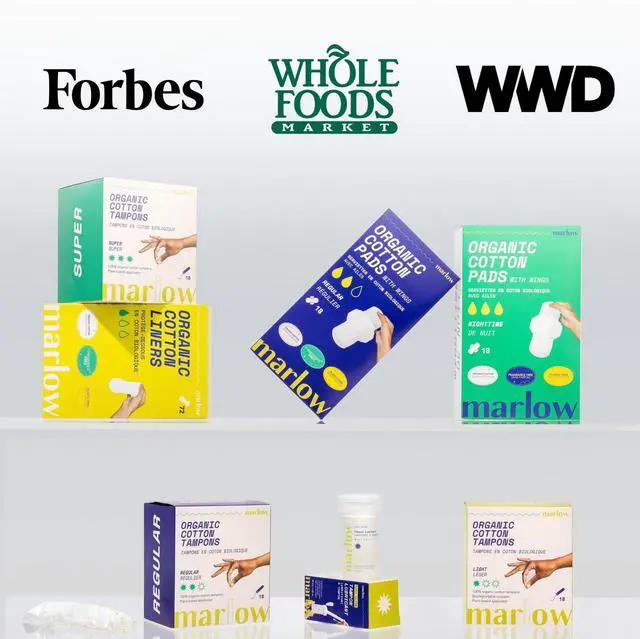 Alt view image 5 of 7 - Organic Cotton Pads with Sticky Wings | Ultra Thin | Day Time