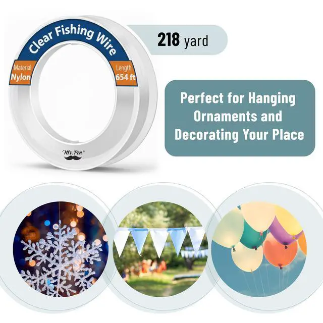 Alt view image 3 of 7 - Fishing Line Clear, 218 Yard, 1 Pack, Nylon String