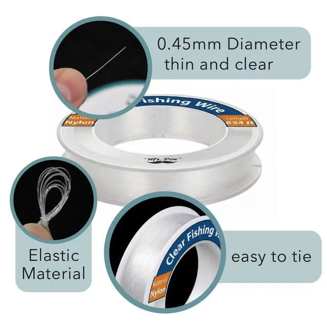Alt view image 4 of 7 - Fishing Line Clear, 218 Yard, 1 Pack, Nylon String