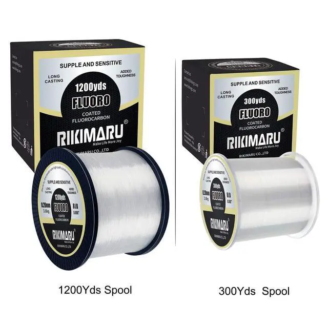 Alt view image 4 of 6 - Fluoro Fishing Line, 100% Fluorocarbon Coated Fishing Line (Clear, 6LB/0.23mm/300Yds)