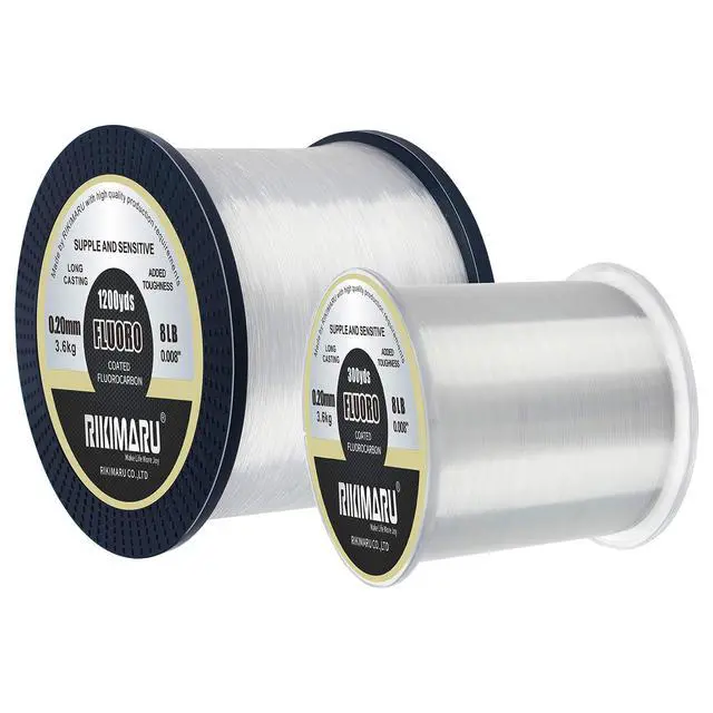 Alt view image 3 of 6 - Fluoro Fishing Line, 100% Fluorocarbon Coated Fishing Line (Clear, 6LB/0.23mm/300Yds)
