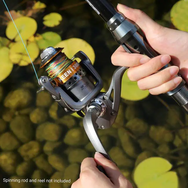 Alt view image 7 of 7 - Braided Fishing Line, 8 Strand Abrasion Resistant Fishing Line Braid, Super Durable, Smooth Casting, Zero Stretch, Smaller Diameter, Hi Vis, 328-1093 Yards, 12-100LB(60LB,328yds)