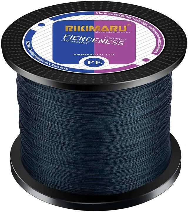 Main image of Braided Fishing Line Abrasion Resistant Superline Zero Stretch&Low Memory Extra Thin Diameter Dark Gray 327Yds,15LB