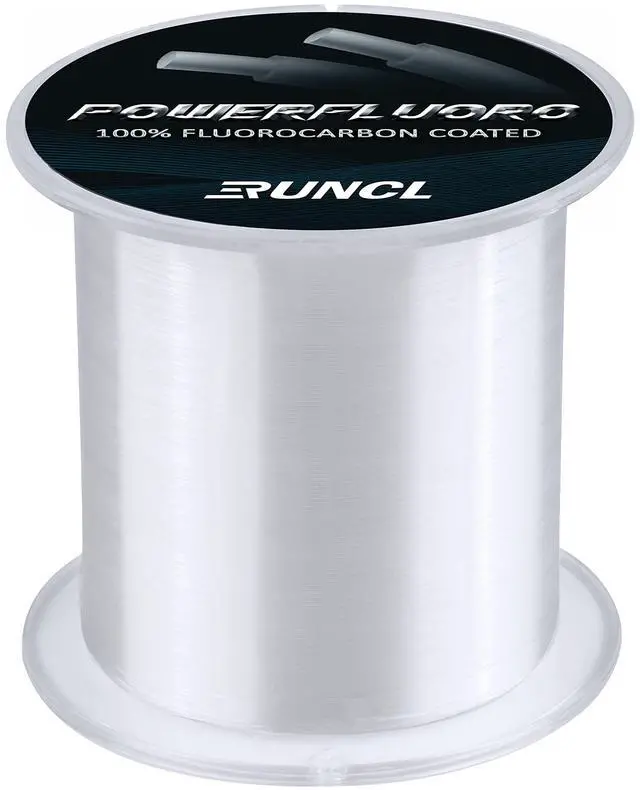 Main image of Fluorocarbon Fishing Line, PowerFluoro Clear Fishing Leader Line, Virtually Invisible, Faster Sinking, Extra Sensitivity, 300-1000yds, 5-32lb Break Strength(1000Yds, 8LB(3.6kgs))